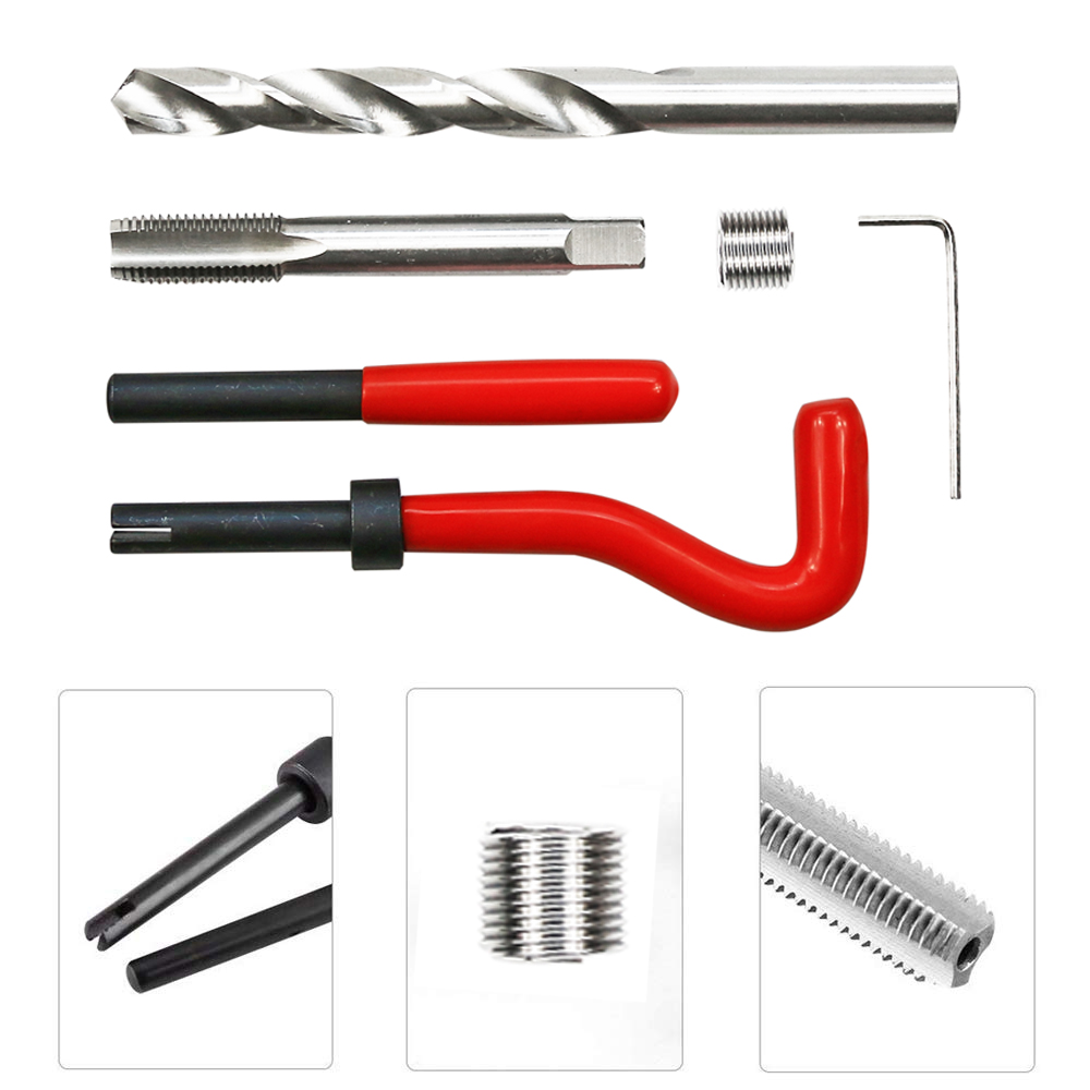 Wholesale Metric Thread Repair Kit M12 x1.25MM Auto Repairing Thread Repair Recoil Insert Kit (M12-1.25) - Image 5