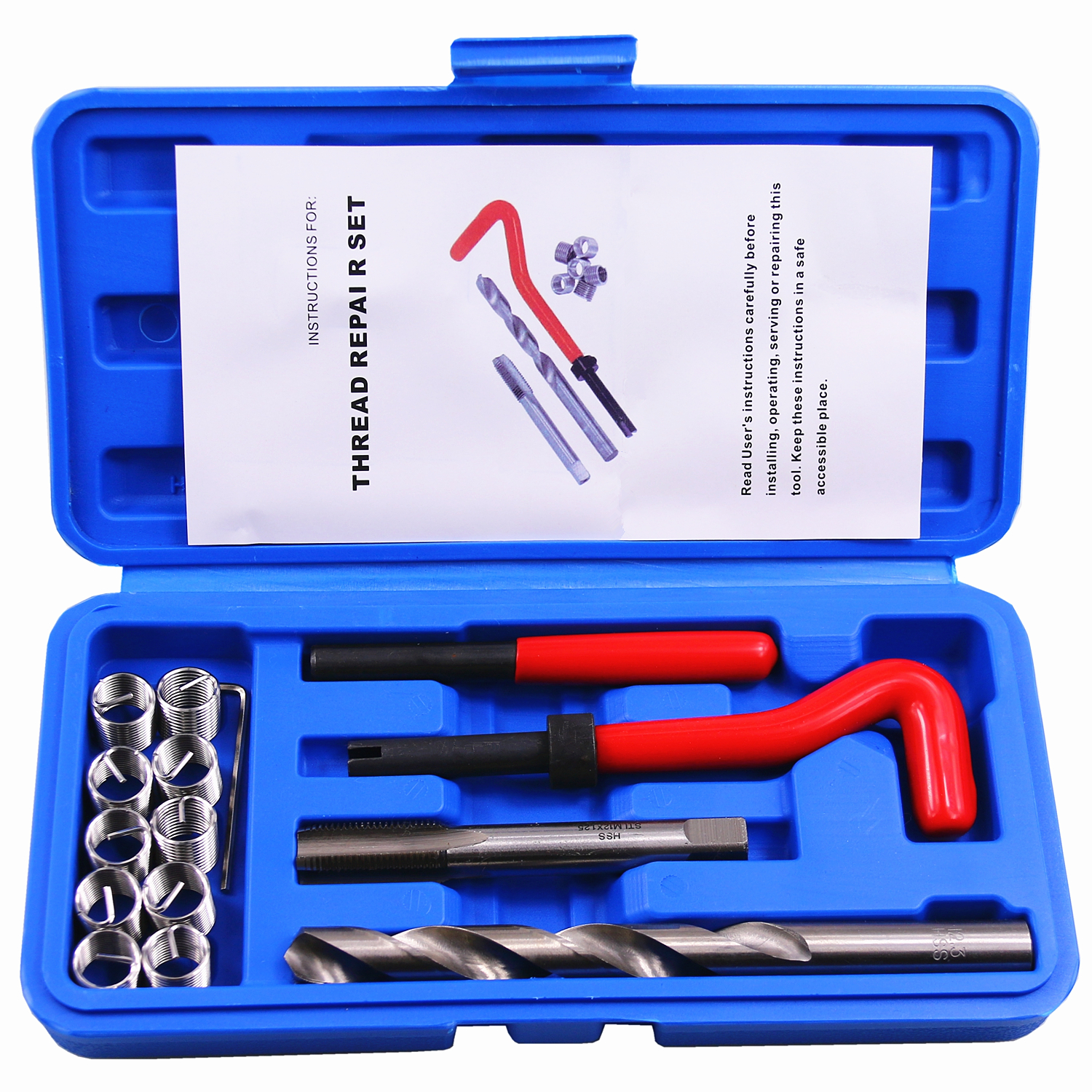 Wholesale Metric Thread Repair Kit M12 x1.25MM Auto Repairing Thread Repair Recoil Insert Kit (M12-1.25)