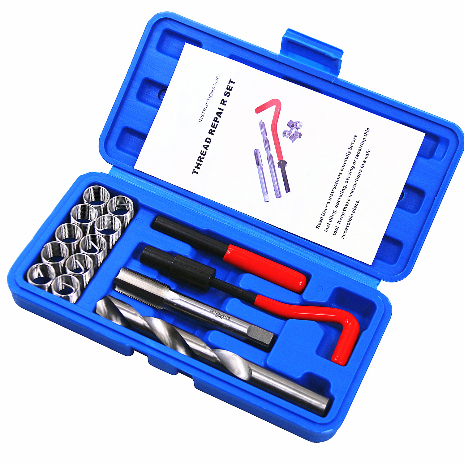 Wholesale Metric Thread Repair Kit M14x1.25MM Auto Repairing Thread Repair Recoil Insert Kit (M14-1.25) - Image 2