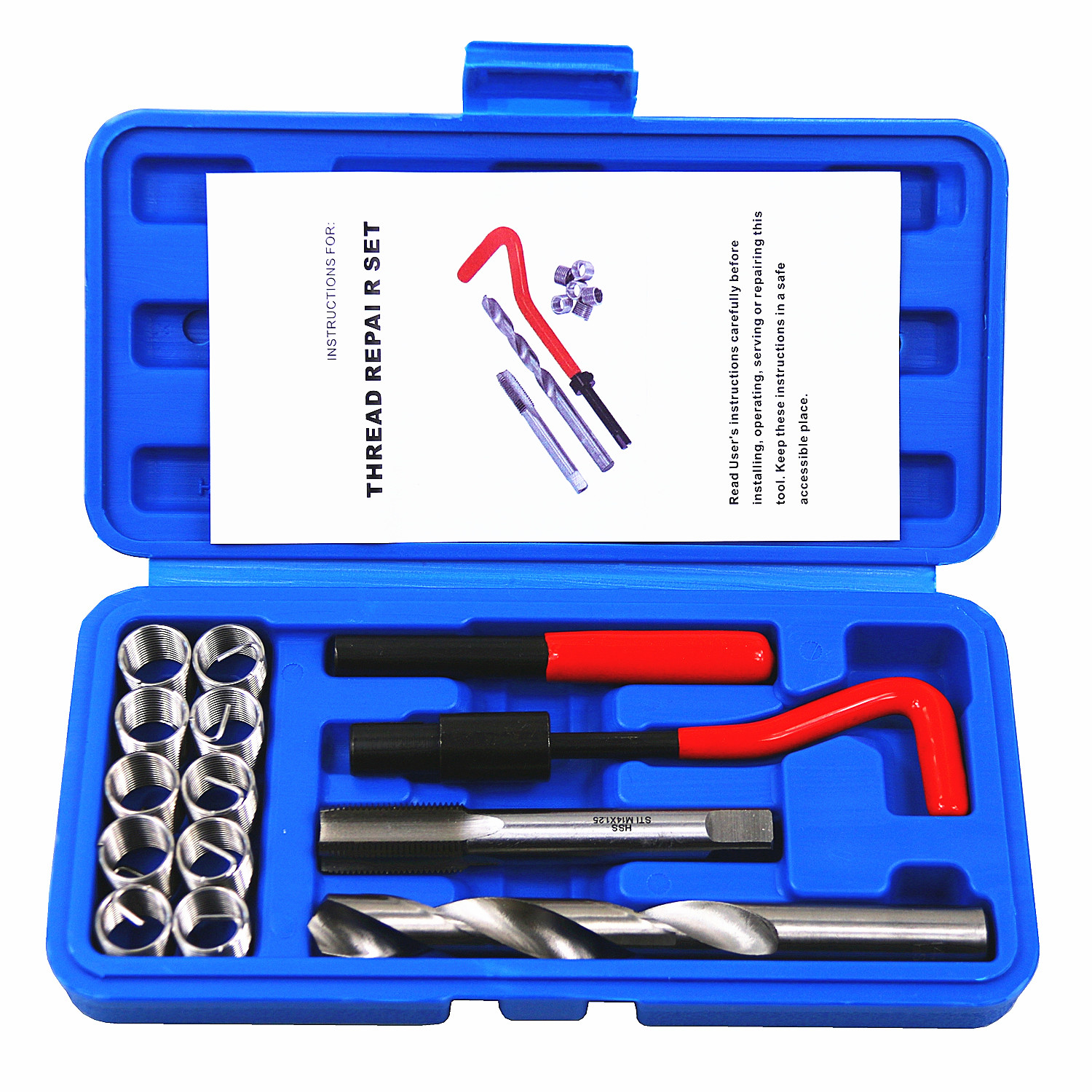 Wholesale Metric Thread Repair Kit M14x1.25MM Auto Repairing Thread Repair Recoil Insert Kit (M14-1.25)
