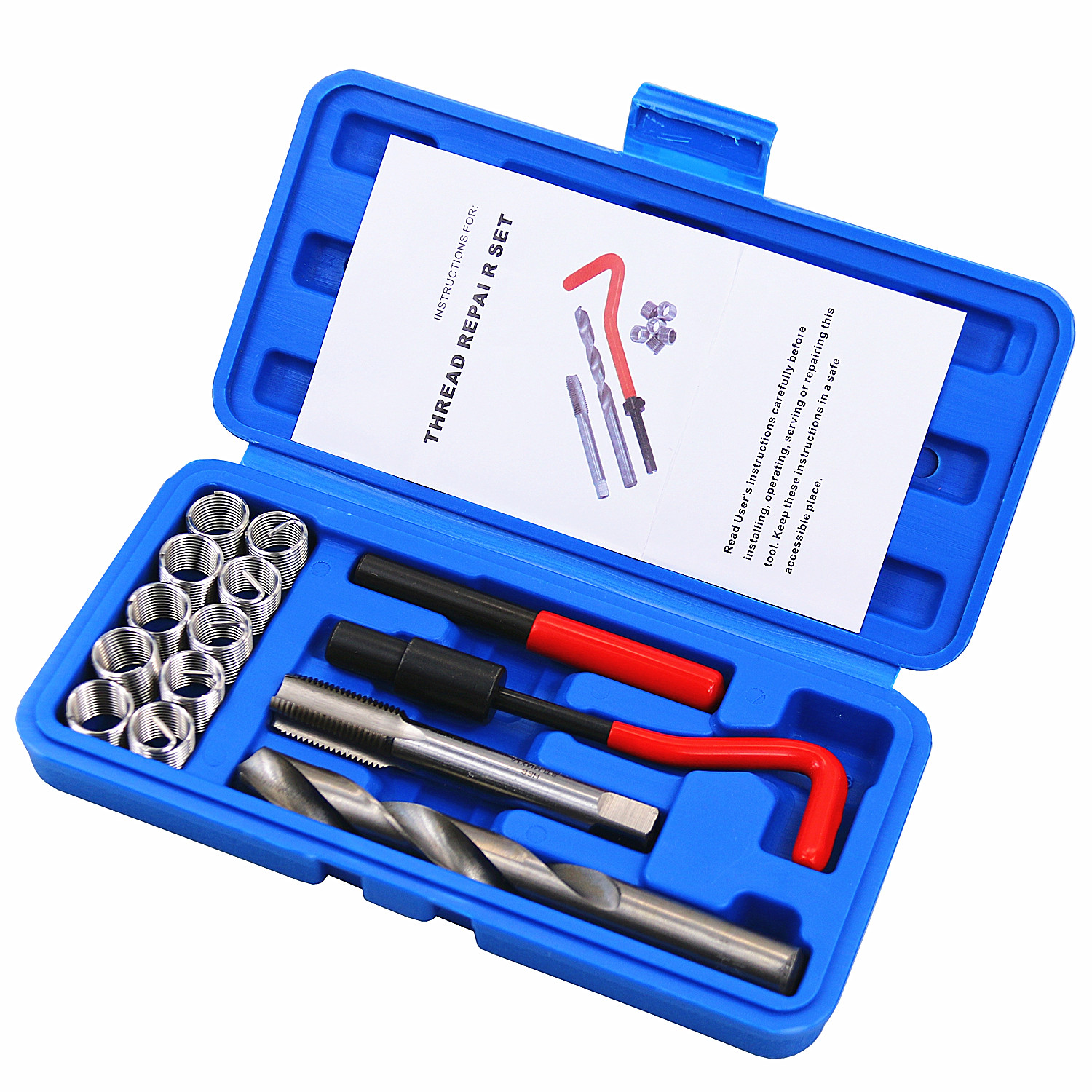 Wholesale Metric Thread Repair Kit M14x1.5MM Auto Repairing Thread Repair Recoil Insert Kit (M14-1.5) - Image 2