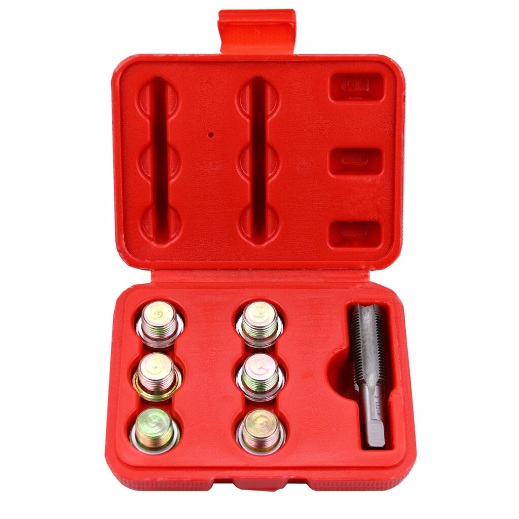 Wholesale M17 x 1.5MM Oil Drain Plug Tap Thread Repair Kit Oil Pan Screws Rethread Tool